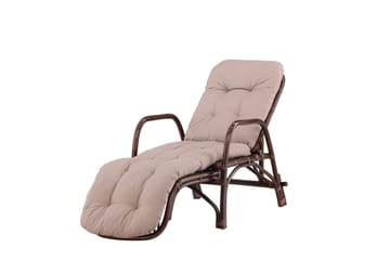 Nella Solstol 67x177 cm - Brun - Utemöbler & utemiljö - Utestol & trädgårdsstol - Solstol