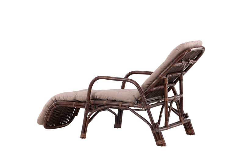 Nella Solstol 67x177 cm - Brun - Utemöbler & utemiljö - Utestol & trädgårdsstol - Solstol