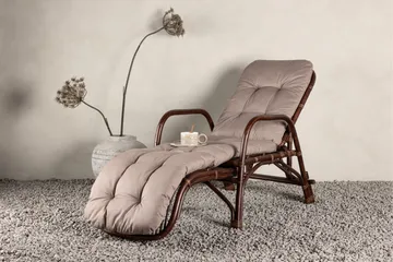 Nella Solstol 67x177 cm - Brun - Utemöbler & utemiljö - Utestol & trädgårdsstol - Solstol