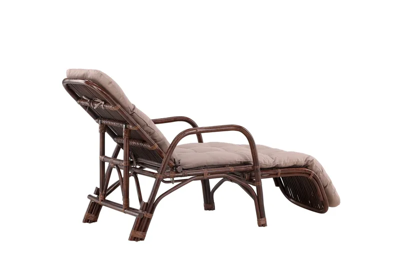 Nella Solstol 67x177 cm - Brun - Utemöbler & utemiljö - Utestol & trädgårdsstol - Solstol