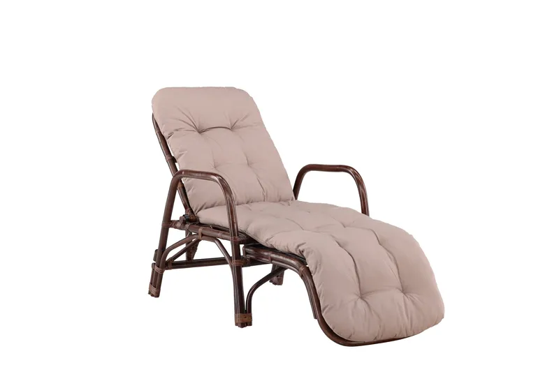 Nella Solstol 67x177 cm - Brun - Utemöbler & utemiljö - Utestol & trädgårdsstol - Solstol