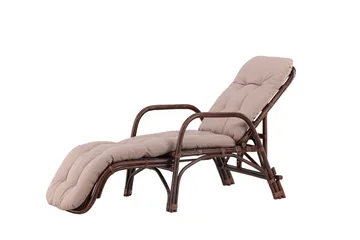 Nella Solstol 67x177 cm - Brun - Utemöbler & utemiljö - Utestol & trädgårdsstol - Solstol