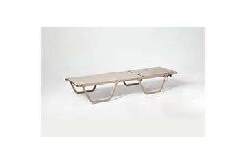 Solstol och sidobordsset (2 delar) Azoula Beige - Beige - Utemöbler & utemiljö - Utestol & trädgårdsstol - Solstol