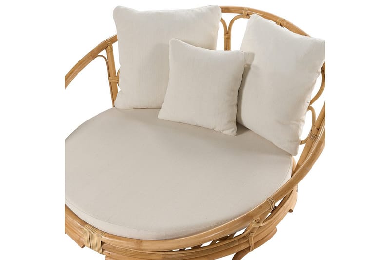 Solstol Rossano - Naturligt, beige - Utemöbler & utemiljö - Utestol & trädgårdsstol - Utefåtölj & loungefåtölj