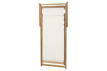 Solstol set om 2 Anzio - ljust trä/off-white djurmönster - Utemöbler & utemiljö - Utestol & trädgårdsstol - Solstol