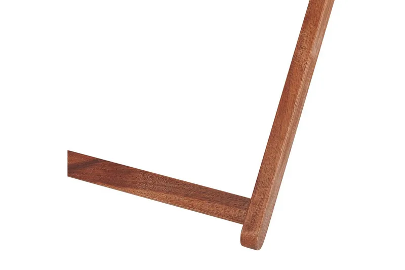 Solstol set om 2 Anzio - mörkt trä/off-white/ apelsinmönster - Utemöbler & utemiljö - Utestol & trädgårdsstol - Solstol