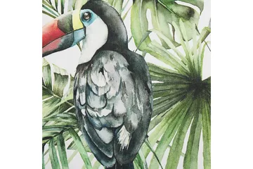 Solstol set om 2 Anzio - mörkt trä/off-white tukanmönster - Utemöbler & utemiljö - Utestol & trädgårdsstol - Solstol