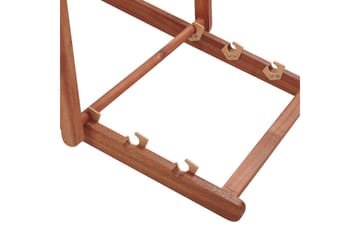 Solstol set om 2 Avellino - Vit, mörkt trä, flerfärgad - Utemöbler & utemiljö - Utestol & trädgårdsstol - Solstol