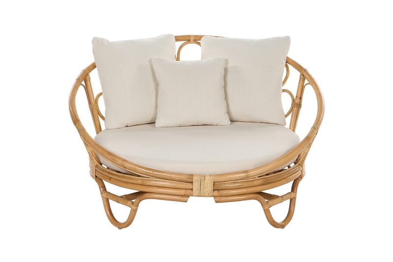 Solstol set om 2 Rossano - Naturligt, beige - Utemöbler & utemiljö - Utestol & trädgårdsstol - Utefåtölj & loungefåtölj