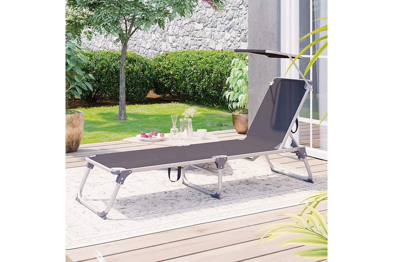Solstol Songmics 193 cm - Songmics - Utemöbler & utemiljö - Utestol & trädgårdsstol - Solstol