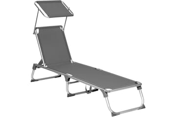 Solstol Songmics 193 cm - Songmics - Utemöbler & utemiljö - Utestol & trädgårdsstol - Solstol