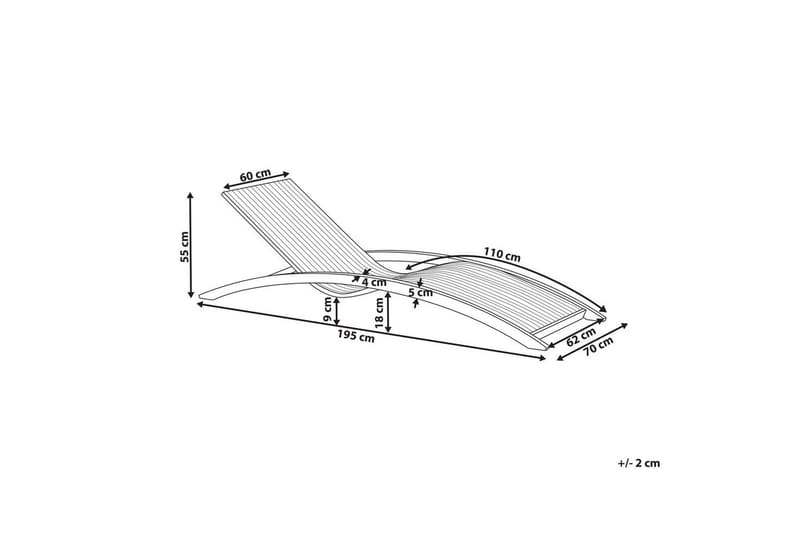 Solstol Tanaro - Utemöbler & utemiljö - Utestol & trädgårdsstol - Solsäng & solvagn