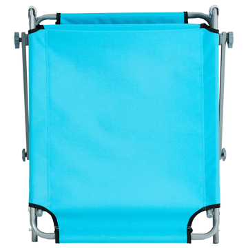 Solstol utomhus Foligno Stål - Blå/Silver - Utemöbler & utemiljö - Utestol & trädgårdsstol - Solsäng & solvagn