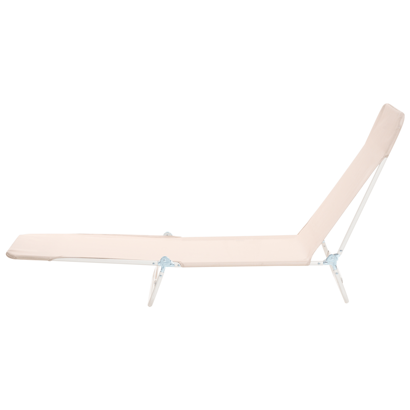 Solstol utomhus Kastoria - Beige/Vit - Utemöbler & utemiljö - Utestol & trädgårdsstol - Solsäng & solvagn