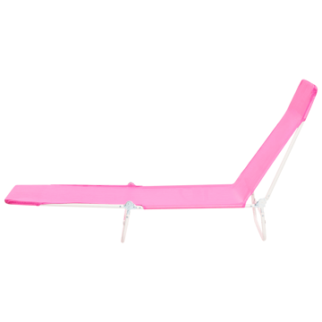 Solstol utomhus Kastoria Stål - Rosa/Vit - Utemöbler & utemiljö - Utestol & trädgårdsstol - Solsäng & solvagn