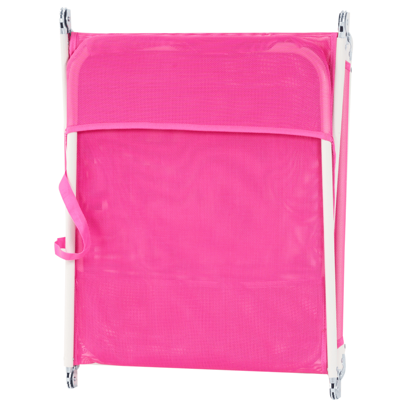 Solstol utomhus Kastoria Stål - Rosa/Vit - Utemöbler & utemiljö - Utestol & trädgårdsstol - Solsäng & solvagn