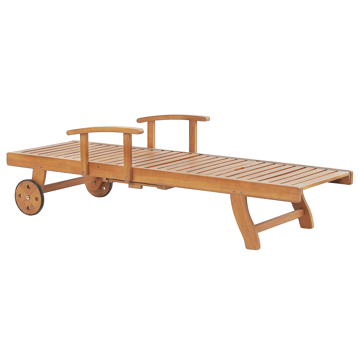 Solstol utomhus med Dyna Java Premium Akaciaträ - Brun/Taupe - Utemöbler & utemiljö - Utestol & trädgårdsstol - Solsäng & solvagn