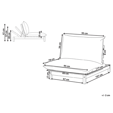 Solstol utomhus med Dyna Suno Akaciaträ - Brun/Beige - Utemöbler & utemiljö - Utestol & trädgårdsstol - Solstol