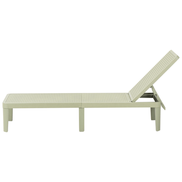 Solstol utomhus Ossimo - Grön - Utemöbler & utemiljö - Utestol & trädgårdsstol - Solstol