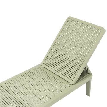 Solstol utomhus Ossimo - Grön - Utemöbler & utemiljö - Utestol & trädgårdsstol - Solstol