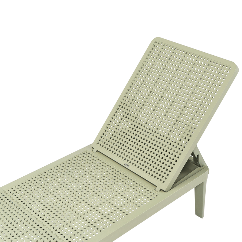 Solstol utomhus Ossimo - Grön - Utemöbler & utemiljö - Utestol & trädgårdsstol - Solstol