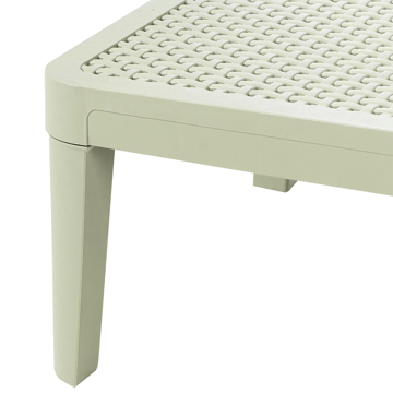 Solstol utomhus Ossimo - Grön - Utemöbler & utemiljö - Utestol & trädgårdsstol - Solstol