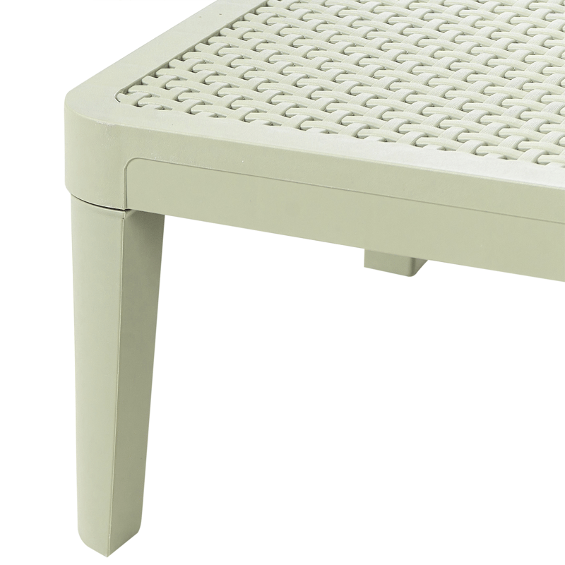 Solstol utomhus Ossimo - Grön - Utemöbler & utemiljö - Utestol & trädgårdsstol - Solstol