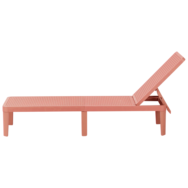 Solstol utomhus Ossimo - Röd - Utemöbler & utemiljö - Utestol & trädgårdsstol - Solstol