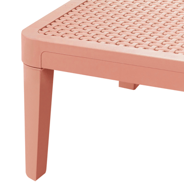 Solstol utomhus Ossimo - Röd - Utemöbler & utemiljö - Utestol & trädgårdsstol - Solstol