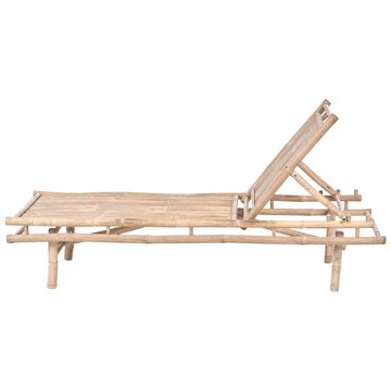 Solstol utomhus Sulmona Bambuträ - Brun - Utemöbler & utemiljö - Utestol & trädgårdsstol - Solsäng & solvagn