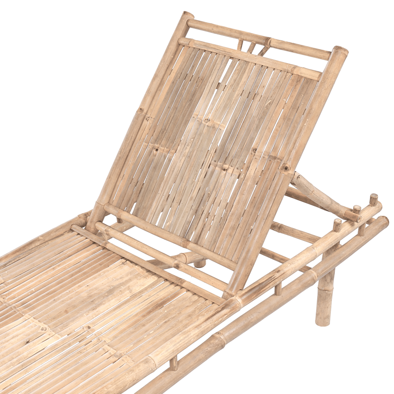 Solstol utomhus Sulmona Bambuträ - Brun - Utemöbler & utemiljö - Utestol & trädgårdsstol - Solsäng & solvagn