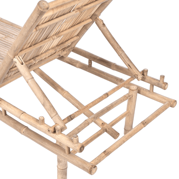 Solstol utomhus Sulmona Bambuträ - Brun - Utemöbler & utemiljö - Utestol & trädgårdsstol - Solsäng & solvagn