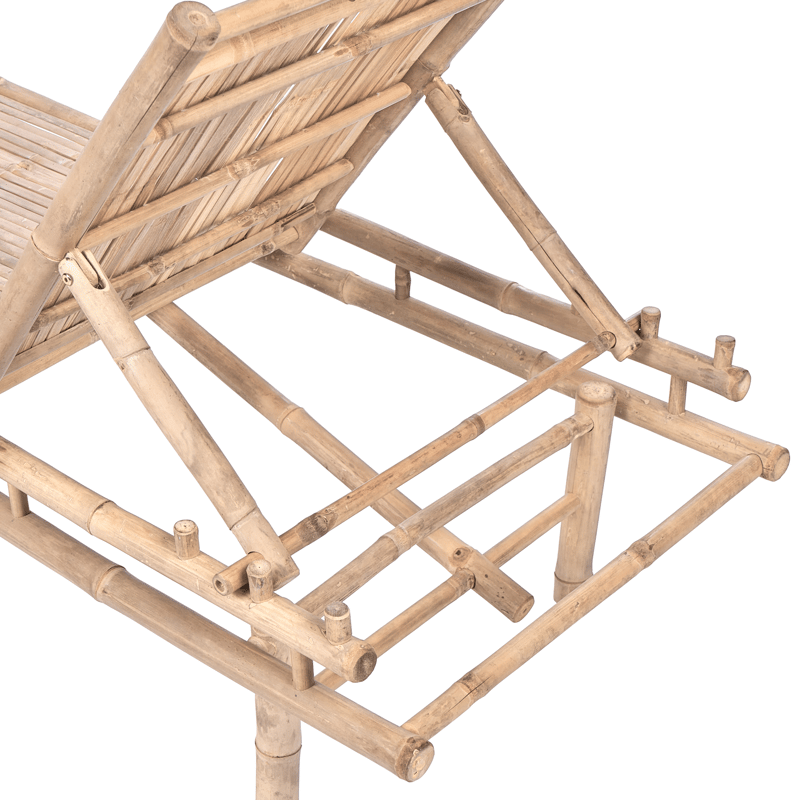 Solstol utomhus Sulmona Bambuträ - Brun - Utemöbler & utemiljö - Utestol & trädgårdsstol - Solsäng & solvagn