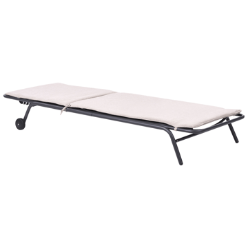 Solstol utomhus Volterra Stål - Beige/Grå - Utemöbler & utemiljö - Utestol & trädgårdsstol - Solsäng & solvagn