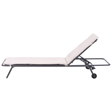 Solstol utomhus Volterra Stål - Beige/Grå - Utemöbler & utemiljö - Utestol & trädgårdsstol - Solsäng & solvagn