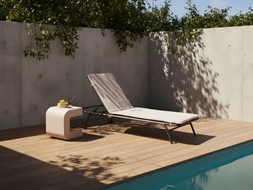 Solstol utomhus Volterra Stål - Beige/Grå - Utemöbler & utemiljö - Utestol & trädgårdsstol - Solsäng & solvagn