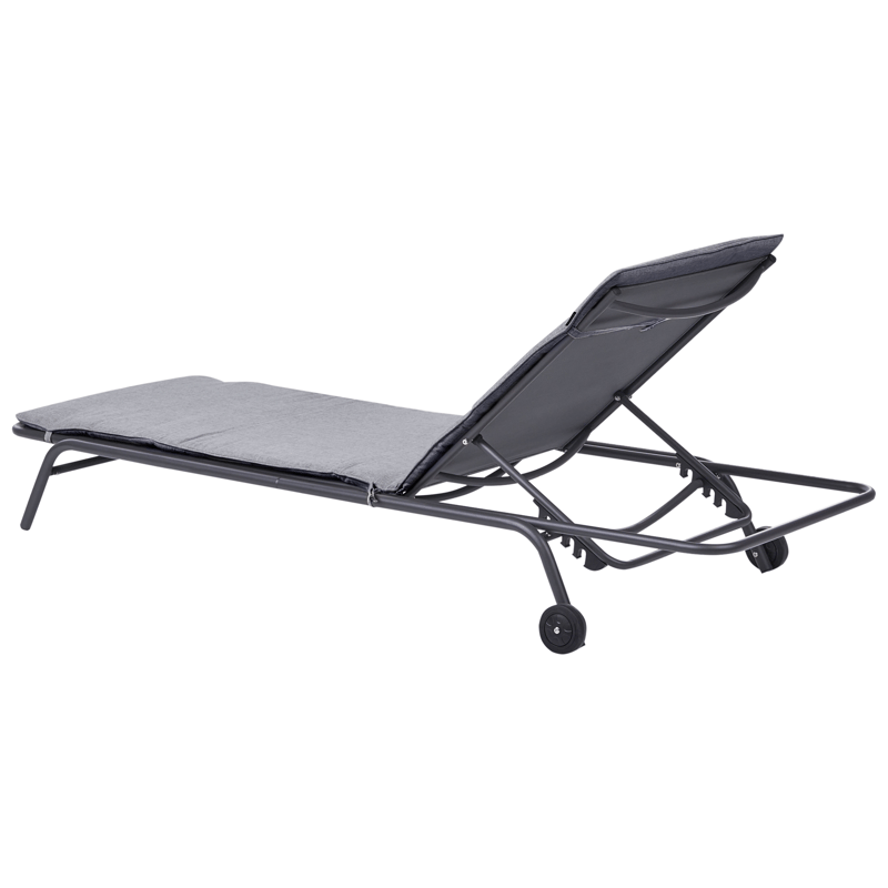 Solstol utomhus Volterra Stål - Grå - Utemöbler & utemiljö - Utestol & trädgårdsstol - Solsäng & solvagn