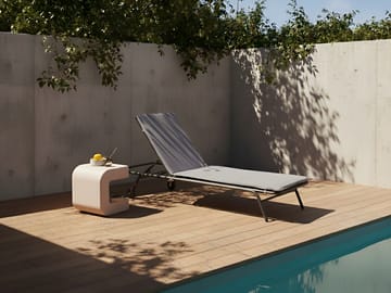 Solstol utomhus Volterra Stål - Grå - Utemöbler & utemiljö - Utestol & trädgårdsstol - Solsäng & solvagn