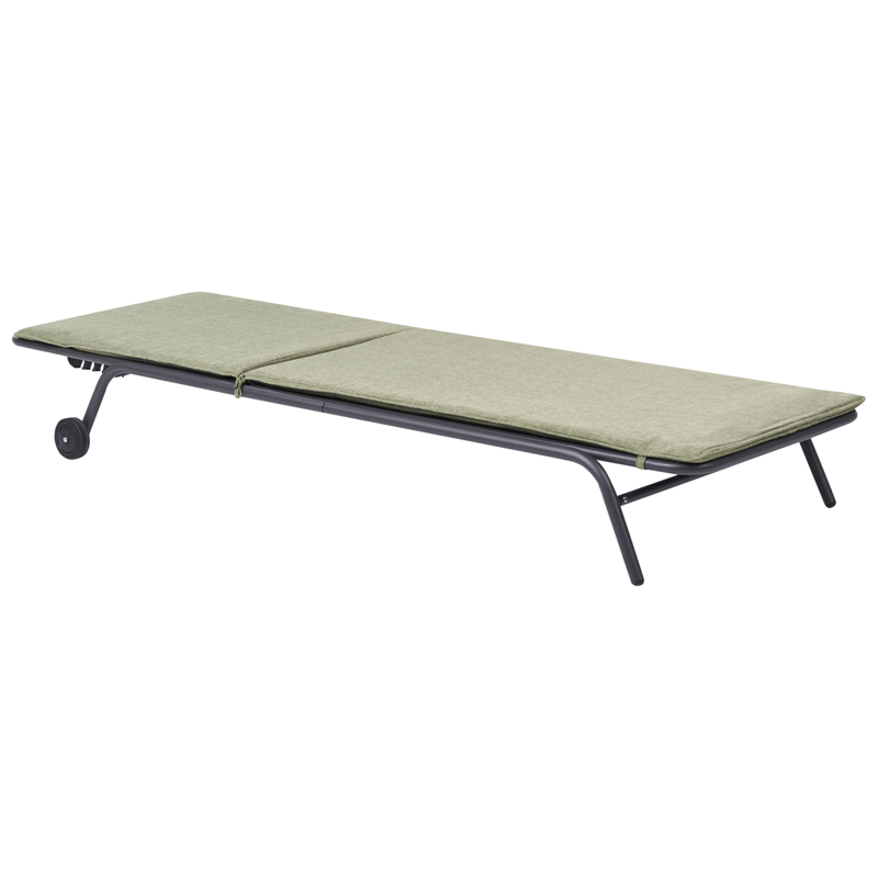 Solstol utomhus Volterra Stål - Grön/Grå - Utemöbler & utemiljö - Utestol & trädgårdsstol - Solsäng & solvagn