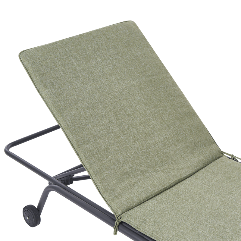 Solstol utomhus Volterra Stål - Grön/Grå - Utemöbler & utemiljö - Utestol & trädgårdsstol - Solsäng & solvagn
