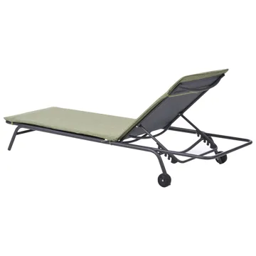 Solstol utomhus Volterra Stål - Grön/Grå - Utemöbler & utemiljö - Utestol & trädgårdsstol - Solsäng & solvagn