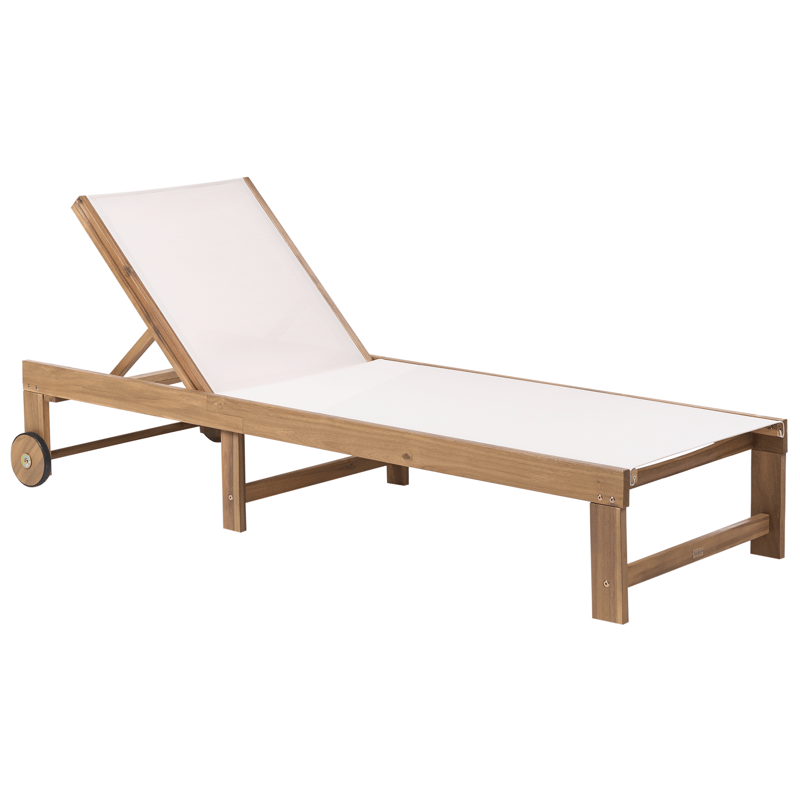 Solstol utomhus Pedesina Akaciaträ - Brun/Beige - Utemöbler & utemiljö - Utestol & trädgårdsstol - Solsäng & solvagn