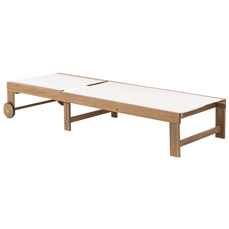 Solstol utomhus Pedesina Akaciaträ - Brun/Beige - Utemöbler & utemiljö - Utestol & trädgårdsstol - Solsäng & solvagn