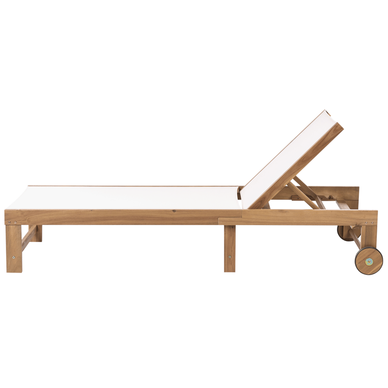 Solstol utomhus Pedesina Akaciaträ - Brun/Beige - Utemöbler & utemiljö - Utestol & trädgårdsstol - Solsäng & solvagn