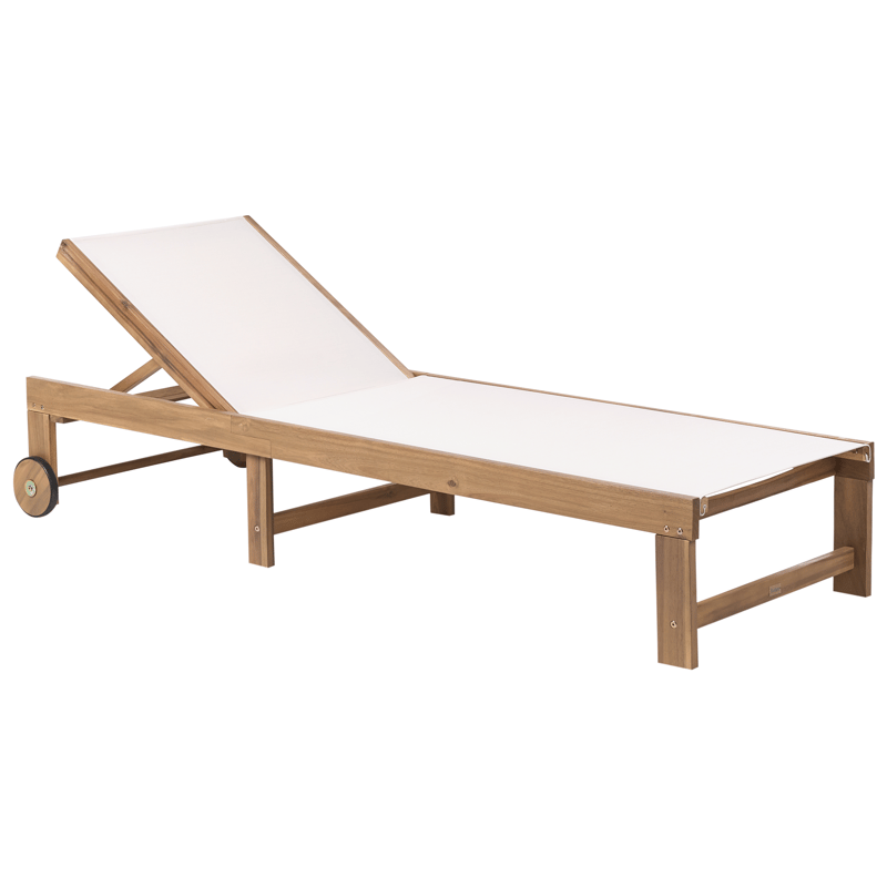 Solstol utomhus Pedesina Akaciaträ - Brun/Beige - Utemöbler & utemiljö - Utestol & trädgårdsstol - Solsäng & solvagn