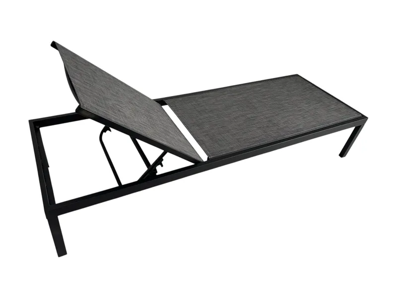 Solstol Palermo Utomhus - svart - Utemöbler & utemiljö - Utestol & trädgårdsstol - Solstol