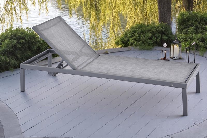 Solstol Palermo Utomhus - svart - Utemöbler & utemiljö - Utestol & trädgårdsstol - Solstol