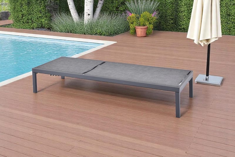 Solstol Palermo Utomhus - svart - Utemöbler & utemiljö - Utestol & trädgårdsstol - Solstol