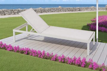 Solstol Palermo Utomhus - beige - Utemöbler & utemiljö - Utestol & trädgårdsstol - Solstol