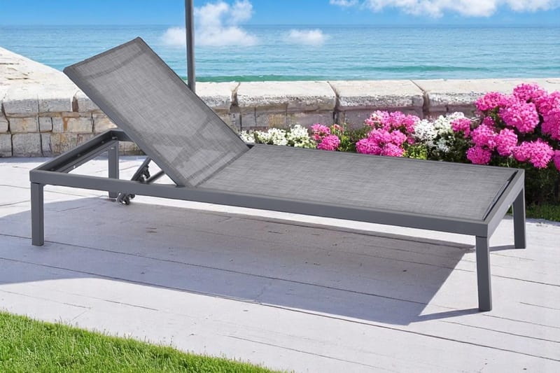 Solstol Palermo Utomhus - svart - Utemöbler & utemiljö - Utestol & trädgårdsstol - Solstol